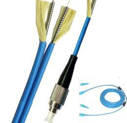 供應(yīng)單/雙芯室內(nèi)鎧裝光纜 北京廠家直銷，打造可靠布線解決方案